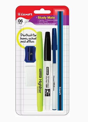 Luxor Study Mate , Value Pack Assorted ( Buy in Multiples of 12 )