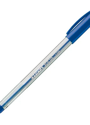 Luxor School Desktop Bulk BLUE Ballpens 56 Assorted Colour Caps( Buy in Multiples of 12 )