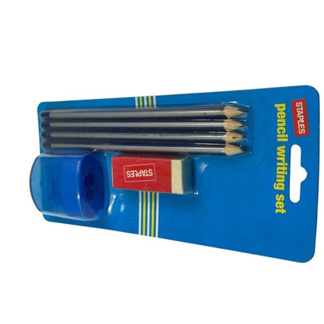 Staples Pencil Writing Set – 6 Piece Stationery Kit