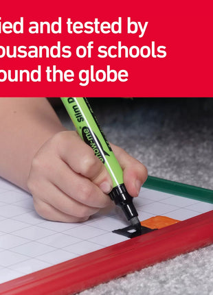 Show Me Medium Tip Black Student Whiteboard Markers (Pack of 200 Marker)