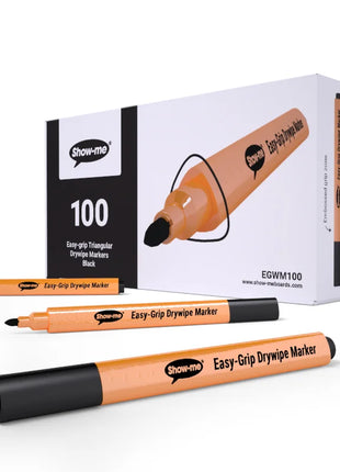 Show Me Triangular Barrel Whiteboard Markers