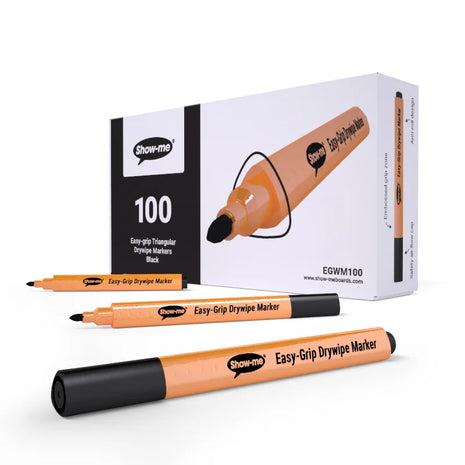 Show Me Triangular Barrel Whiteboard Markers