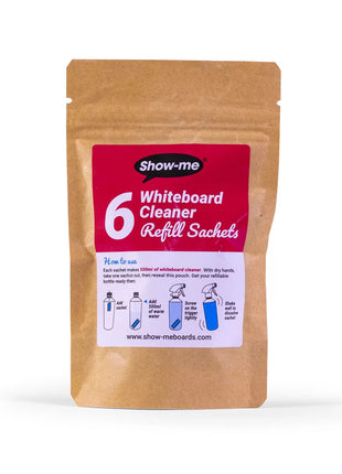 Show Me 6 Whiteboard Cleaner Sachet Refills