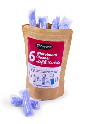 Show Me 6 Whiteboard Cleaner Sachet Refills
