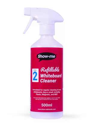 Show-me Refillable Whiteboard Cleaner 500ml Trigger Spray Eco Friendly