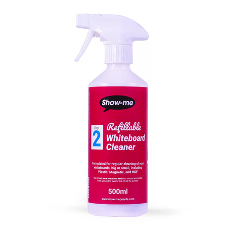 Show-me Refillable Whiteboard Cleaner 500ml Trigger Spray Eco Friendly