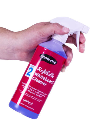 Show-me Refillable Whiteboard Cleaner 500ml Trigger Spray Eco Friendly